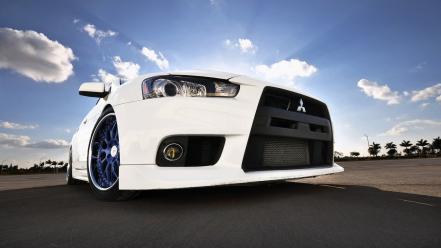 Evo x mitsubishi lancer evolution japan forged wallpaper