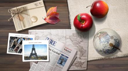 Fruits desks wallpaper