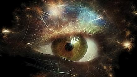Galaxies art galaxy quest artwork all-seeing eye wallpaper