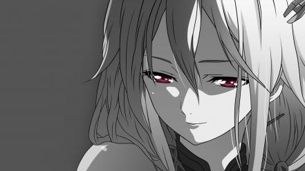 Girls faces guilty crown ornaments yuzuriha inori wallpaper