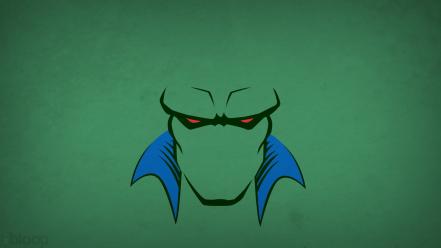 Justice league martian manhunter green background blo0p wallpaper
