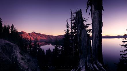 Landscapes nature crater lake greg martin wallpaper