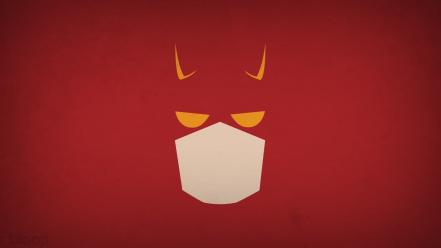 Minimalistic superheroes daredevil red background blo0p wallpaper