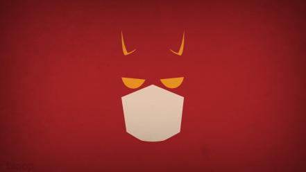 Minimalistic superheroes daredevil red background blo0p wallpaper