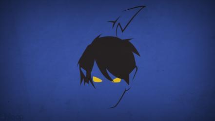 Minimalistic x-men superheroes nightcrawler blue background blo0p wallpaper