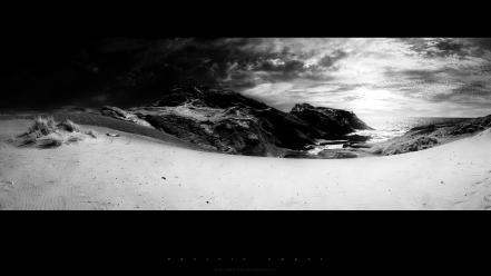 Sunset landscapes nature winter monochrome greg martin wallpaper