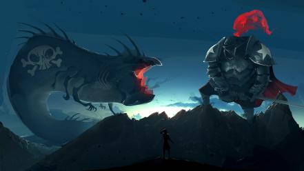 Alexis rives artwork digital art monsters wallpaper