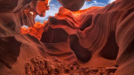 Antelope canyon nature rock formations wallpaper