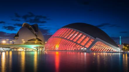 Architecture buildings night wallpaper