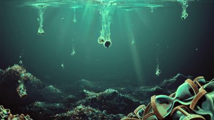Cyril rolando original content bubbles dark wallpaper