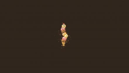 Funny ice cream minimalistic simple background wallpaper