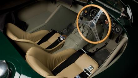 Jaguar c-type cars interior wallpaper