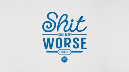 Minimalistic motivational simple background swear words typography wallpaper