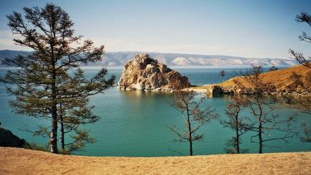 Russia siberia unesco world heritage site beige wallpaper