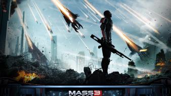 3 commander shepard electronic arts armored suit wallpaper