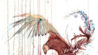 Abstract paintings traditional art scans wallpaper