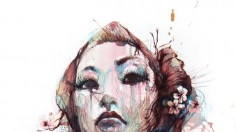Abstract paintings traditional art strength scans wallpaper