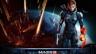 Femshep commander shepard electronic arts armored suit wallpaper