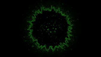Green black dark wallpaper