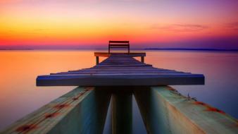 Landscapes pier wallpaper