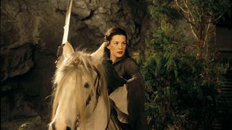 Lord of rings elves arwen undomiel swords wallpaper