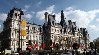Paris west hotels cropped de ville view wallpaper
