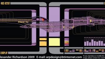 Star trek sovereign the next generation voyager schematics wallpaper