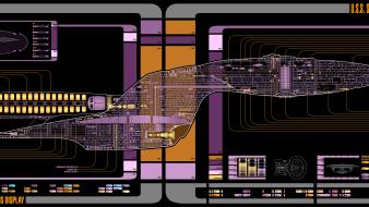 Star trek the next generation voyager final schematics wallpaper