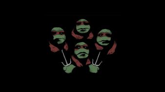 Turtles queen music band fun art tribute wallpaper