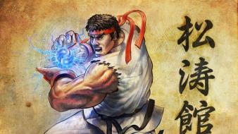 Video games street fighter ryu capcom artwork wallpaper