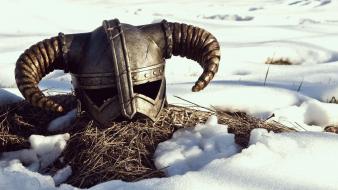 Helmet iron the elder scrolls v: skyrim wallpaper