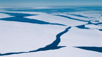 Ice floating wallpaper