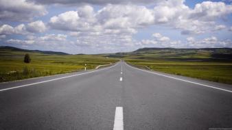 Landscapes nature roads wallpaper