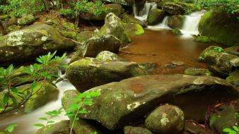 Landscapes nature rocks waterfalls wallpaper