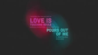 Love typography lyrics gray background souls joni mitchell wallpaper