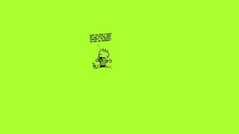 Minimalistic comics calvin and hobbes wallpaper