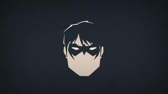 Minimalistic dc comics nightwing dick grayson blo0p wallpaper