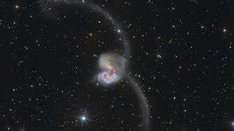 Outer space stars galaxies hubble wallpaper