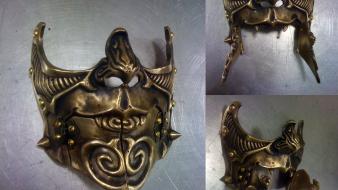 Steampunk masks wallpaper