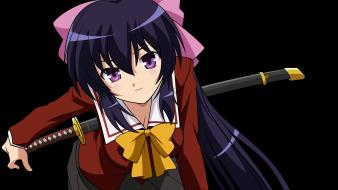 Vector school uniforms omamori himari (omamori himari) wallpaper