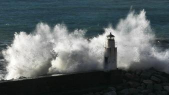 Italy sea storm wallpaper