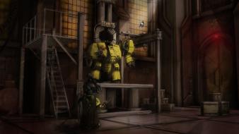 Warhammer 40k robots science fiction space marines wallpaper