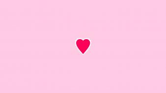 Artwork minimalistic valentine wallpaper
