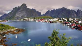 Lofoten norway reine wallpaper