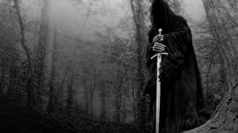Of rings fantasy art monochrome nazgul ringwraith wallpaper