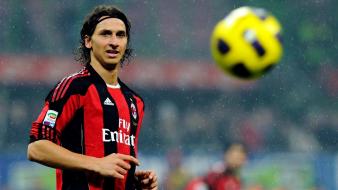 Ac milan zlatan ibrahimovic soccer sports yellow wallpaper