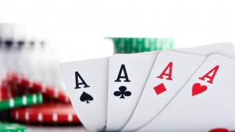 Ace playing cards wallpaper