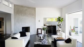 Architecture couch furniture interior living room wallpaper