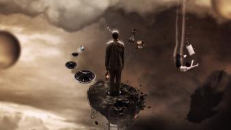 Artistic dark digital art dreams wallpaper