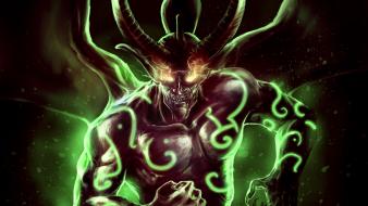 Dota illidan stormrage warcraft artwork demons wallpaper